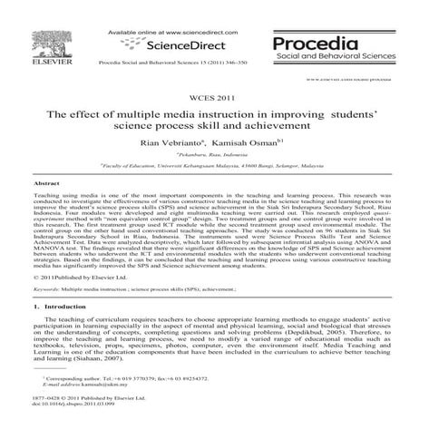 Vebrianto 2011 procedia---social-and-behavioral-sciences (The effect of multi...
