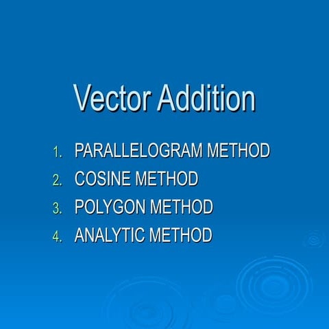 Vector Addition | PPT
