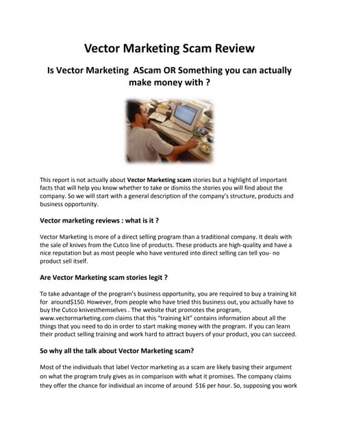 vector marketing reviews