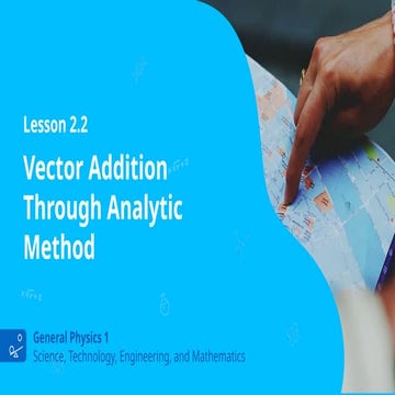 Vector Addition Through Analytic Method.