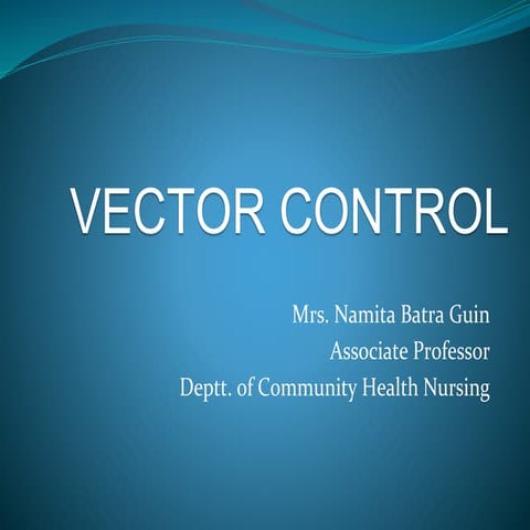 Vector and rodent control