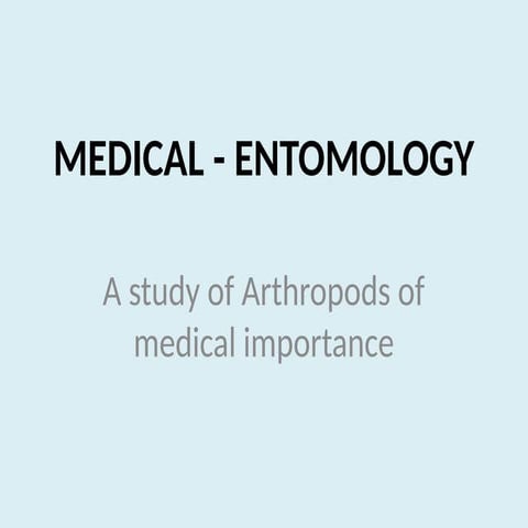 vector bionomics community medicine powerpoint