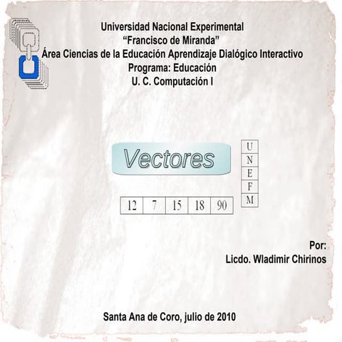 Vectores