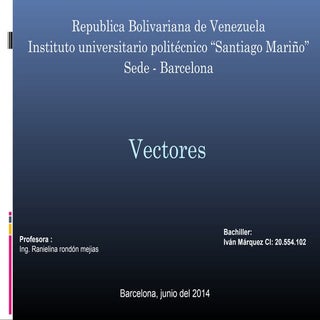 Vectores
