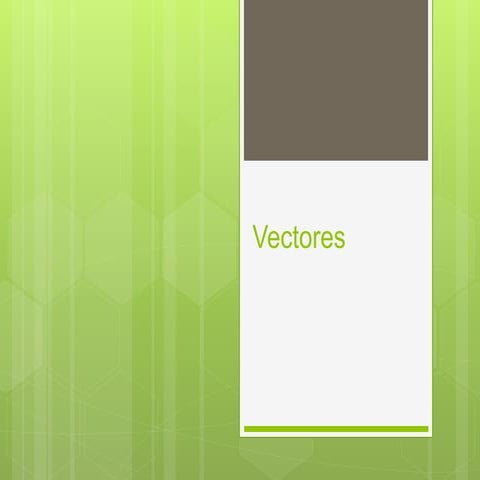 Vectores