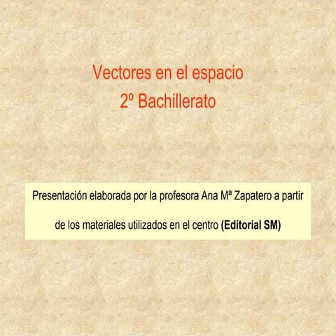 Vectores