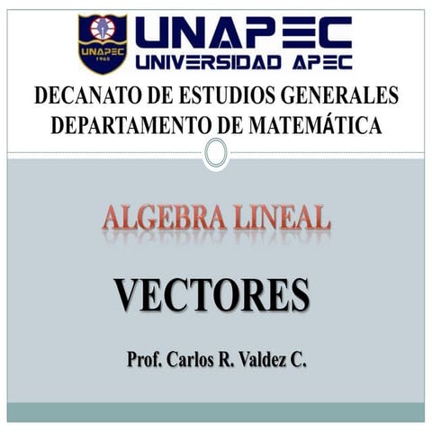 Vectores esp vectoriales