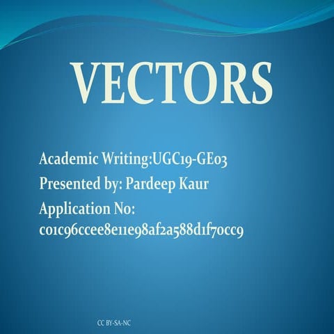 Vectors | PPT