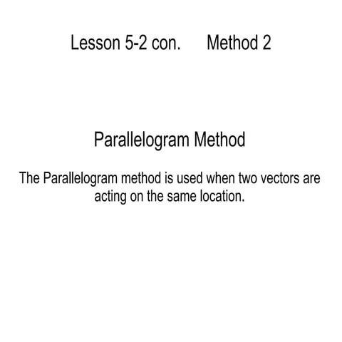 Vectors 5 2 Part 2 | ODP