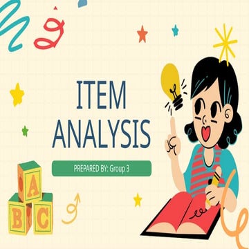 Item analysis ppt | PPTX