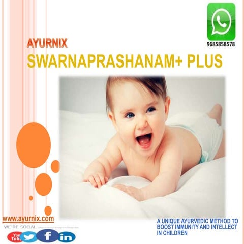 swarnprashana, suvarnaprashanam, ayurveda