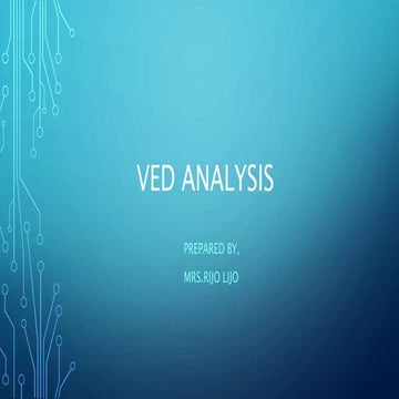 Ved Analysis