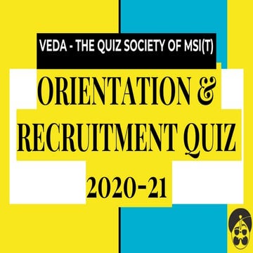 Orientation and Recruitment Quiz 2020-21