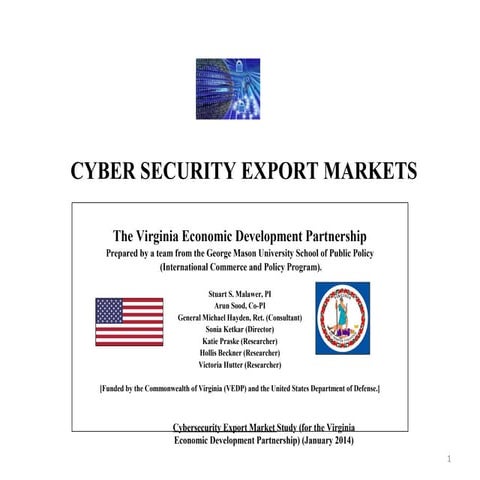 Vedp.cybersecurity export study ppt (jan. 2014)