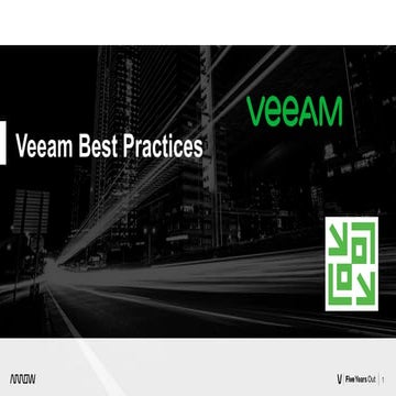 Veeam Best Practices