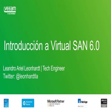 Introducción a VMware vSAN
