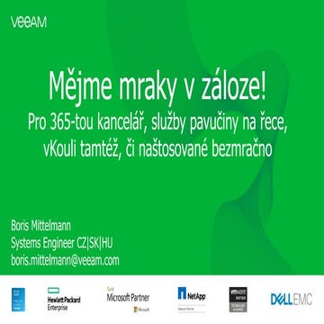 Mějme mraky v záloze!