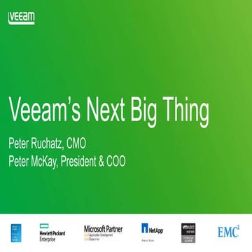 Veeam presentación evento prensa Argentina