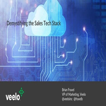 Demystifying the Sales Tech Stack | Veelo