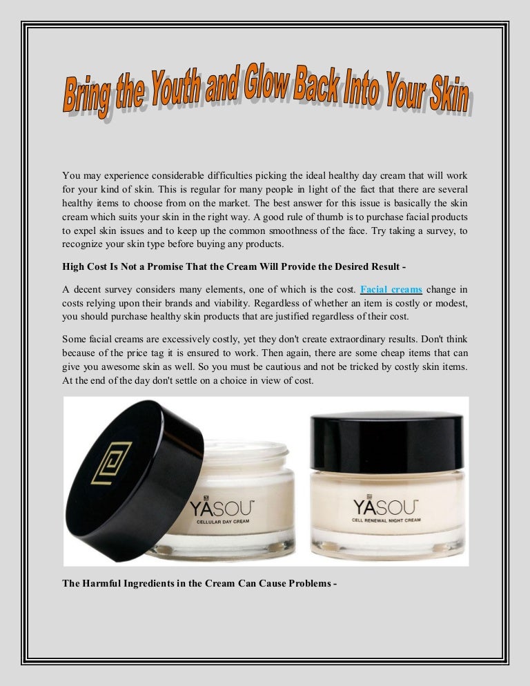 Natural Face Cream for Your Glowing Skin!