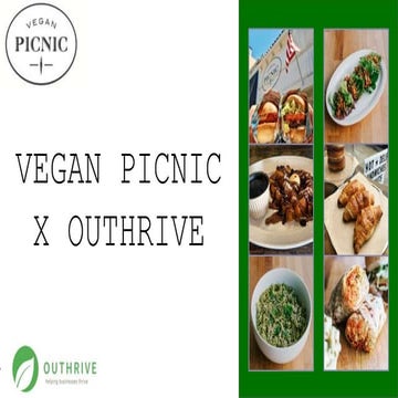 Vegan picnic pitch deck