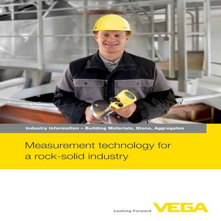 VEGA Pressure & Level Measurement  – Building Materials, Stone, Aggregates In...