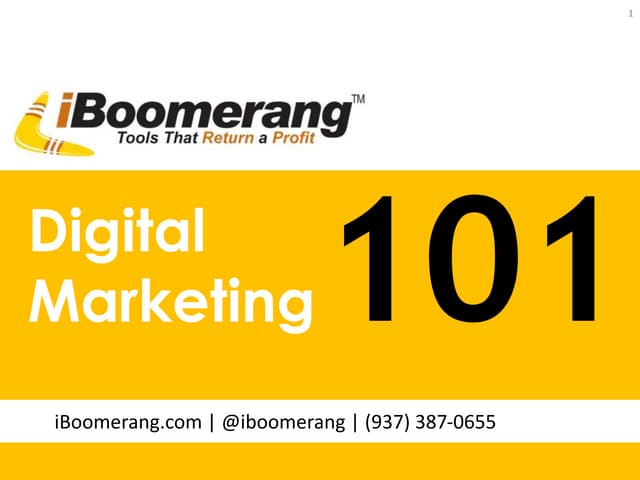 Digital Marketing 101
