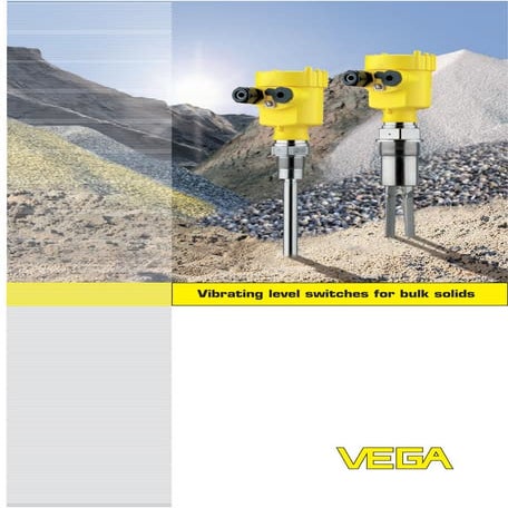 Vega Vibrating Level Switches For Bulk Solids