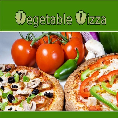 Vegetable pizza