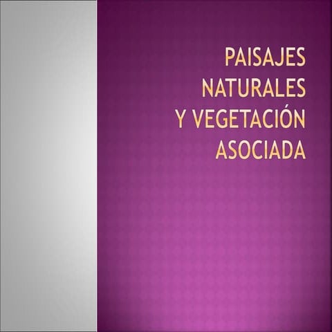 Vegetación en España