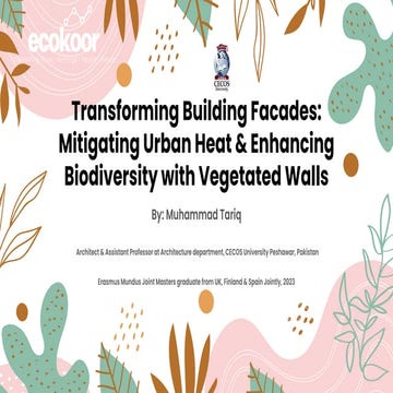 transforming building facades: mitigating urban heat & enhancing biodiversity...