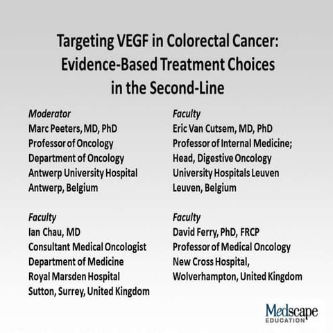 Vegf in colorectal ca