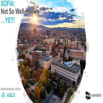 Startup Cities: Sofia, Bulgaria - Me Convention 2018