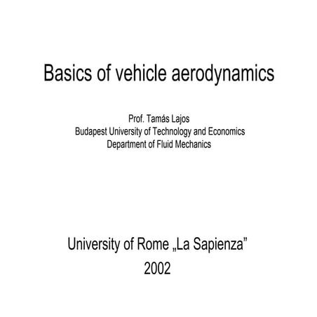 Vehicle aerodyn