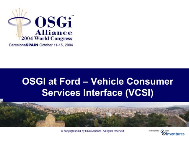 Vehicle Consumer Services Interface - In-Vehicle Middleware - Vladimir Rasin,...