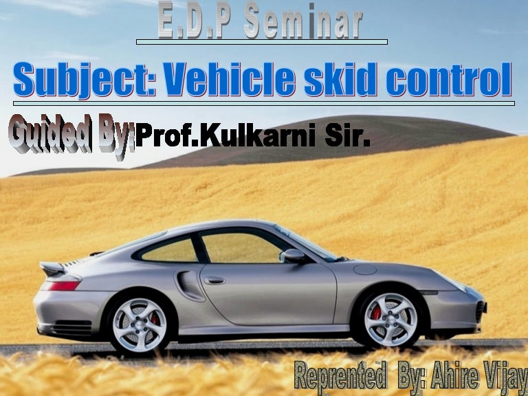 Vehicle skid controll system