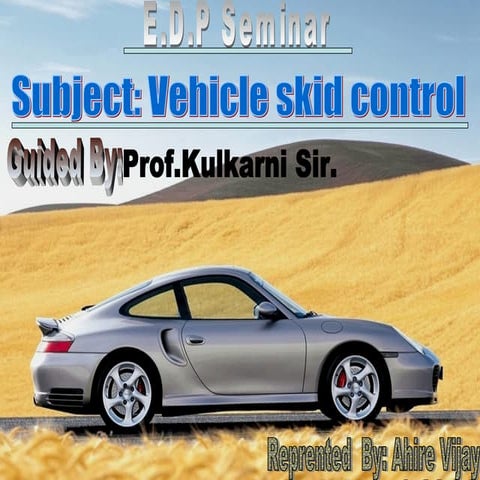 Vehicle skid controll system
