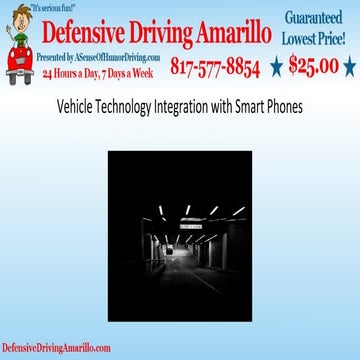 Vehicle technology integration with smart phones
