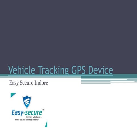 Vehicle tracking gps device ppt