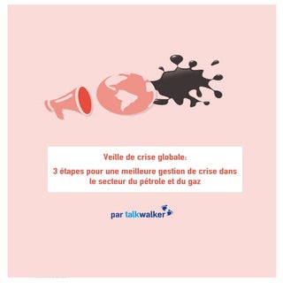 Veille de crise globale   3 étapes ...