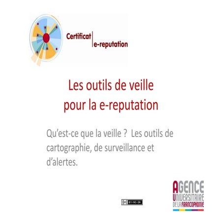 Les outils de veille sur la e-reputation