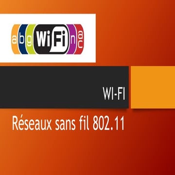 Veille technologique wifi