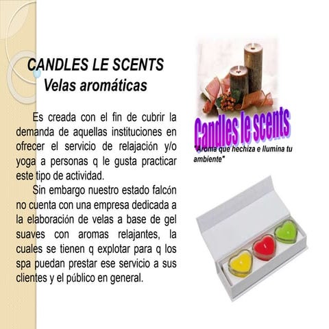 Velas Aromaticas 