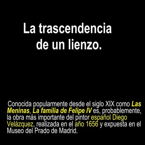 Velazquez las meninas la trascendencia de un lienzo