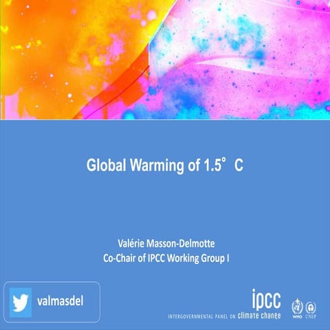 4 December - From SR15 to Synthesis Report - Global Warming of 1.5°C