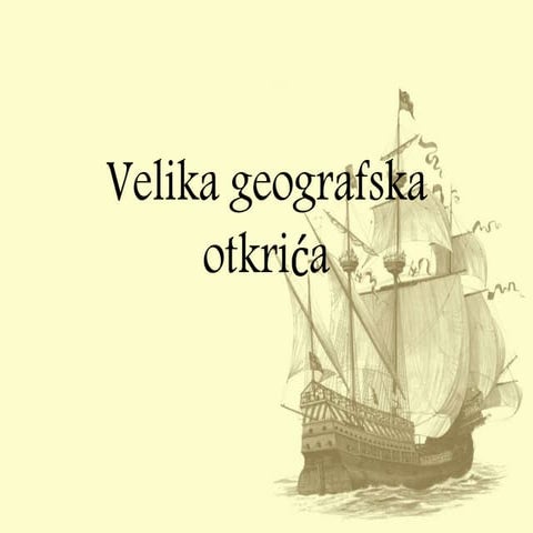 Velika geografska otkrića 2.0