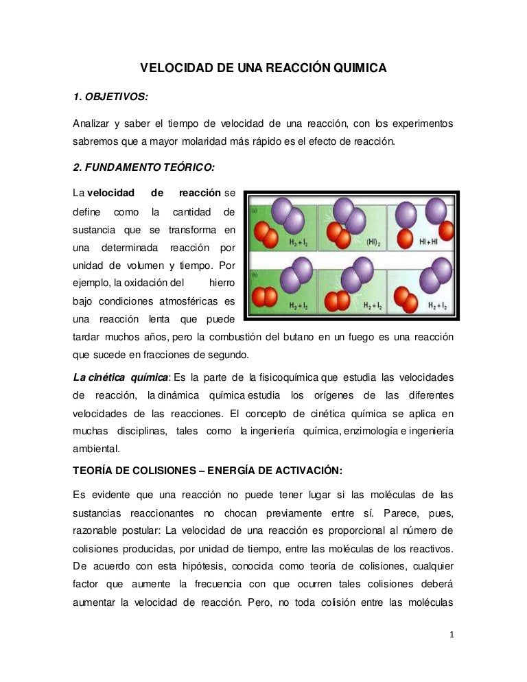Em Que Consiste A Rapidez De Uma Reação Quimica
