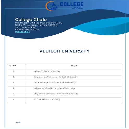  VELTECH UNIVERSITY