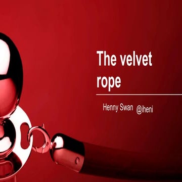 The velvet Rope - 