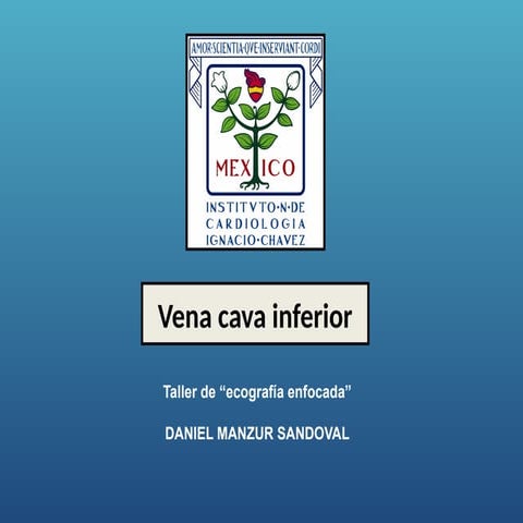 Ecografía Enfocada de la Vena Cava Inferior: Evaluación Clínica Rápida ...